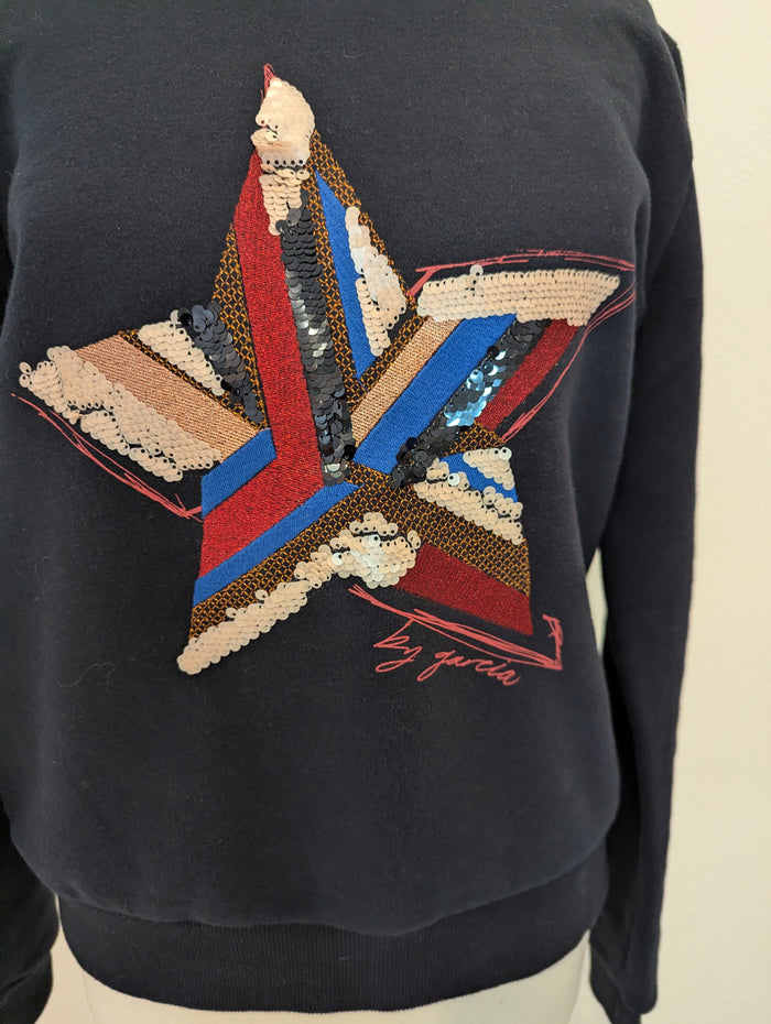 Garcia Jeans Navy Star Jumper S