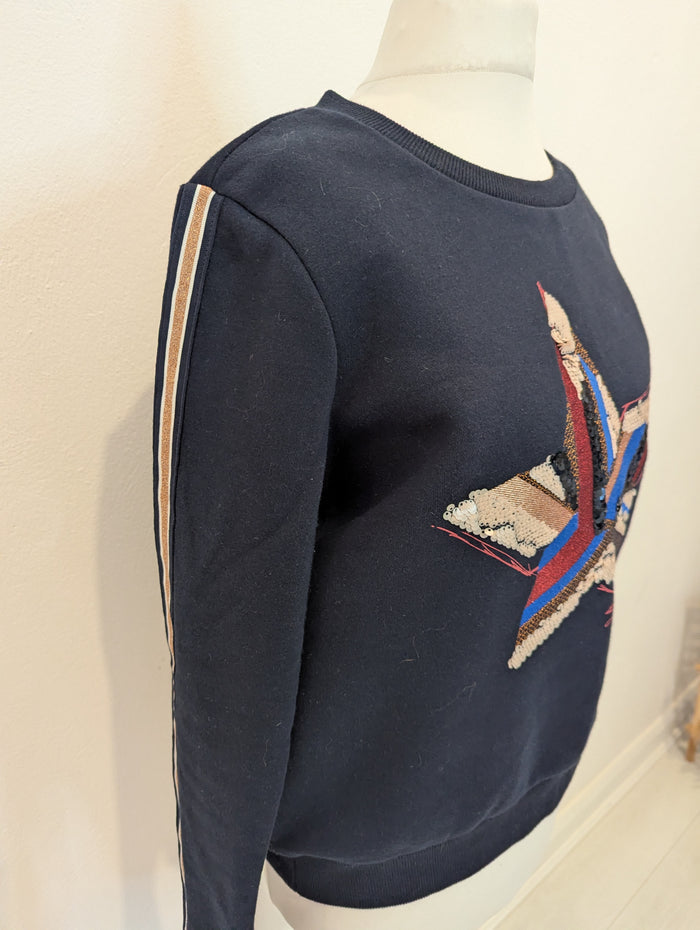 Garcia Jeans Navy Star Jumper S