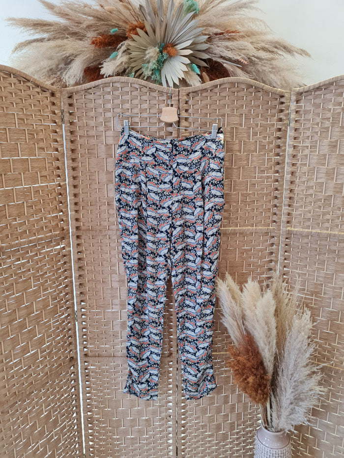 Gargyle Silk Trousers S