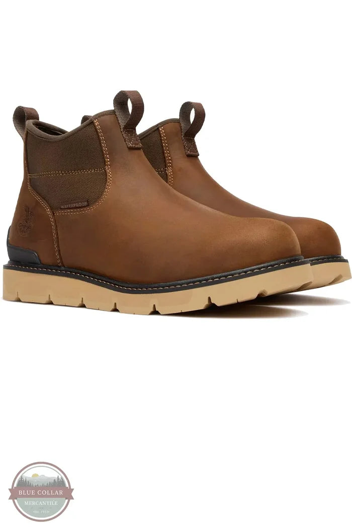 Georgia GB00731 Chelsea Flex Wedge Carbon Toe Safety Work Boot front of pair shown