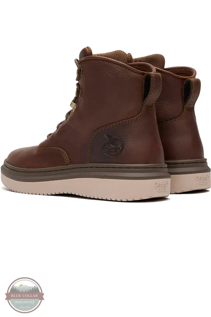Georgia GB00741 Wedge Superlyte Work Boot back heel view of pair