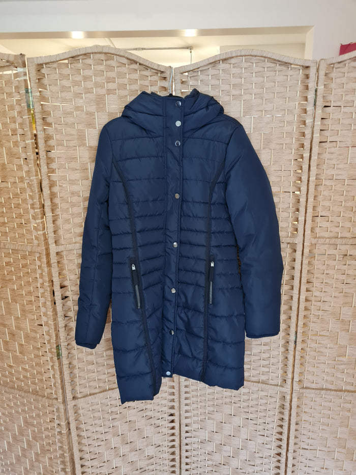 Geisha Navy Puffa coat S
