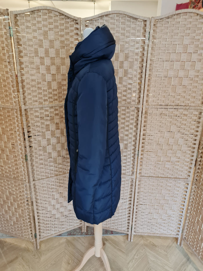 Geisha Navy Puffa coat S