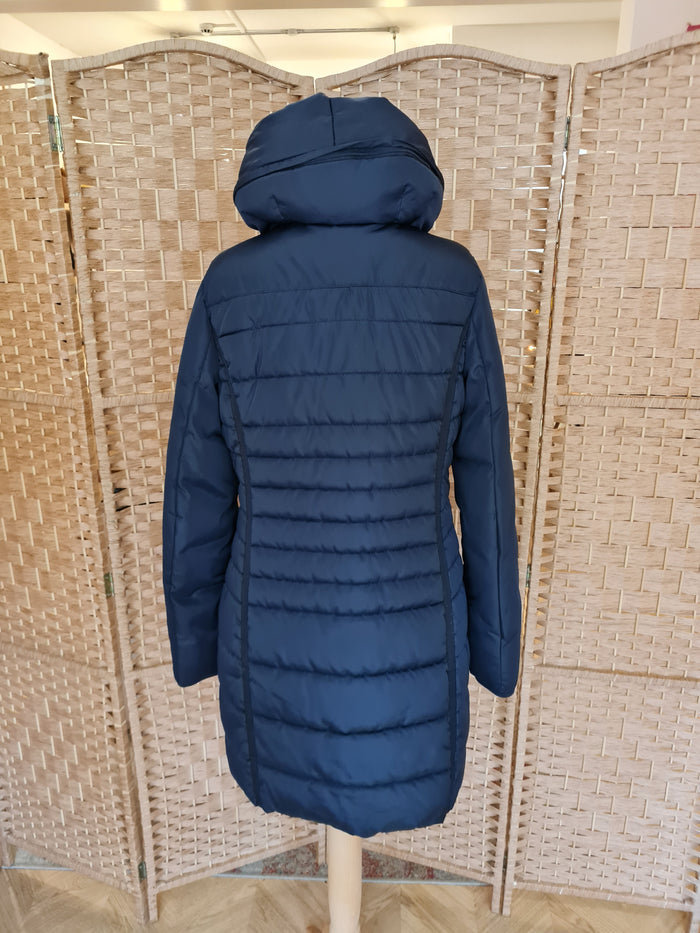 Geisha Navy Puffa coat S