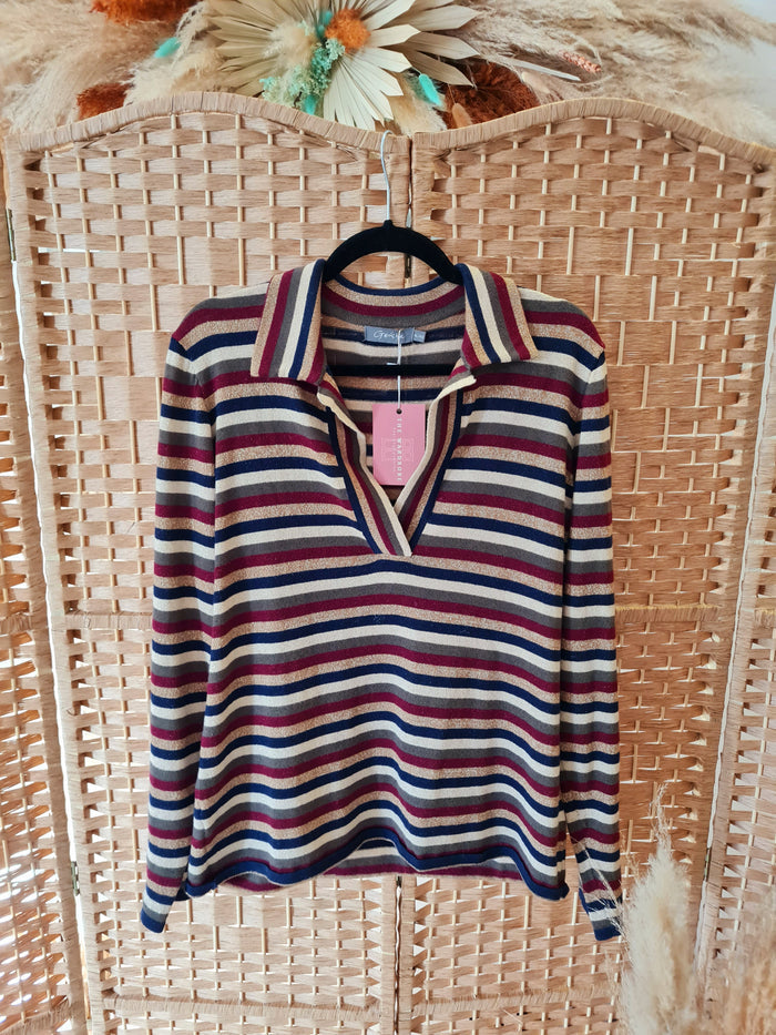 Geisha sparkle strip jumper XL
