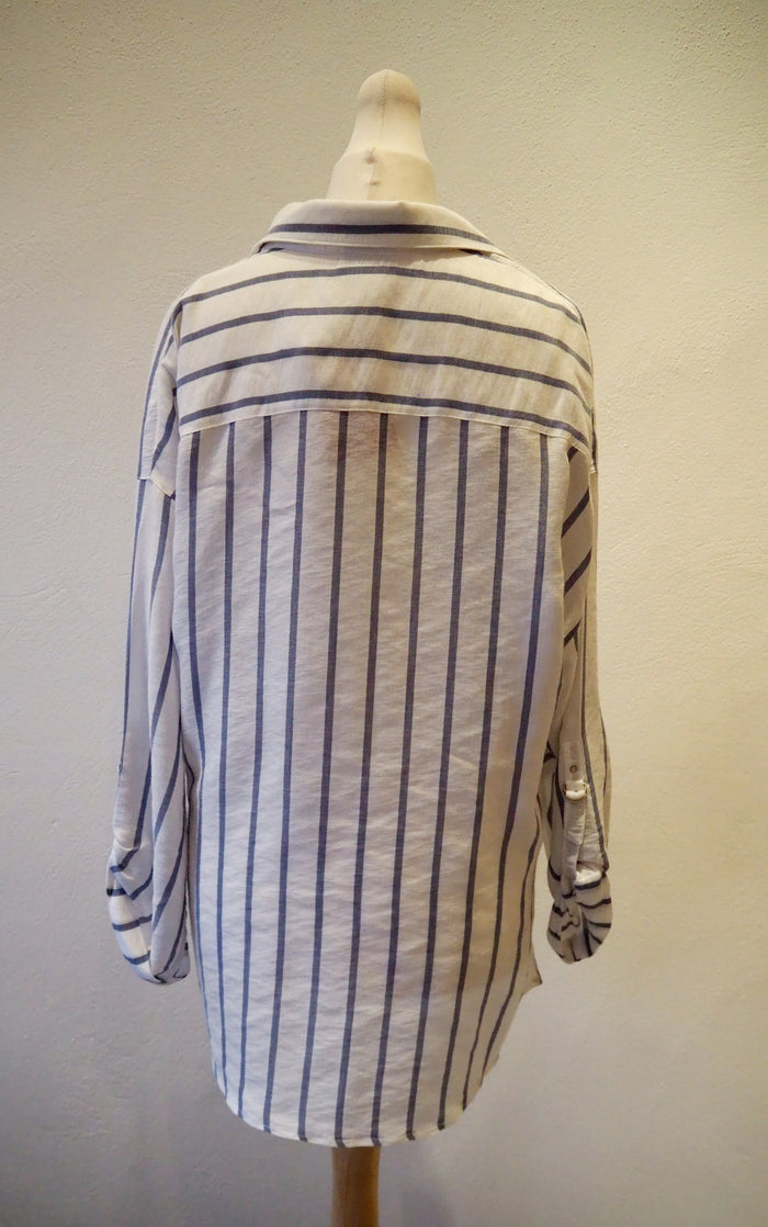 Gelco White stripe Shirt 14