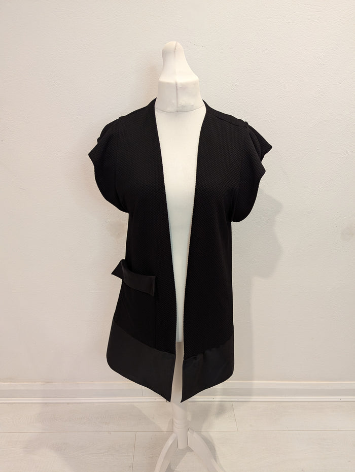 Geraldine Connon Black Dress Gilet S