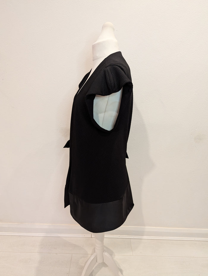 Geraldine Connon Black Dress Gilet S