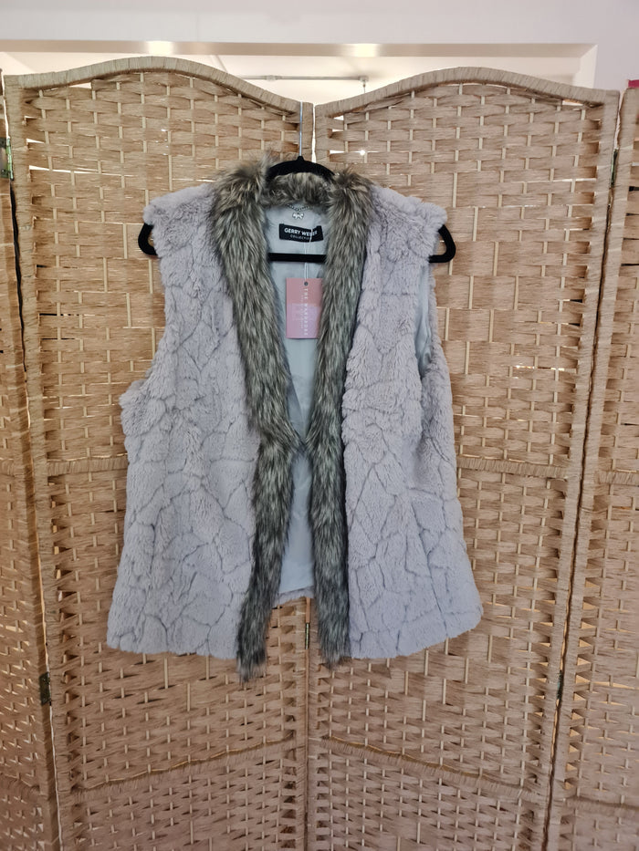 Gerry Weber Faux Fur Gillet Large