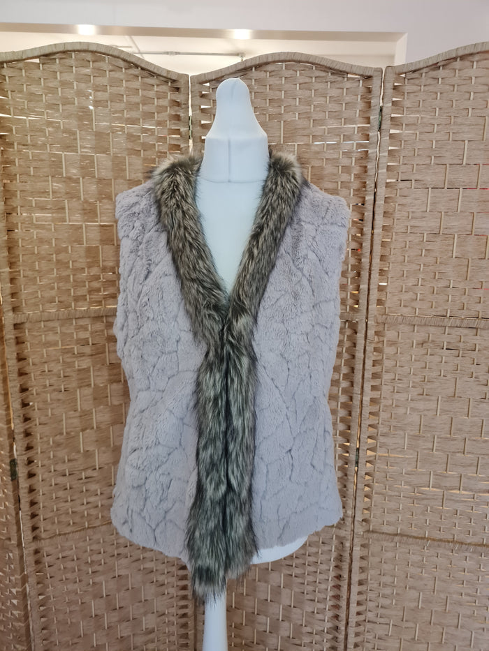 Gerry Weber Faux Fur Gillet Large