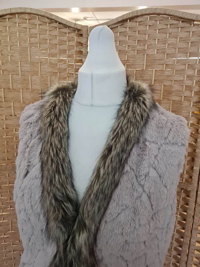 Gerry Weber Faux Fur Gillet Large