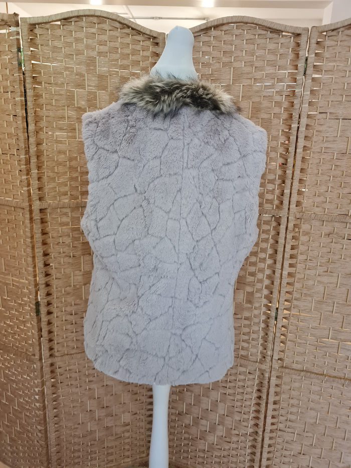 Gerry Weber Faux Fur Gillet Large