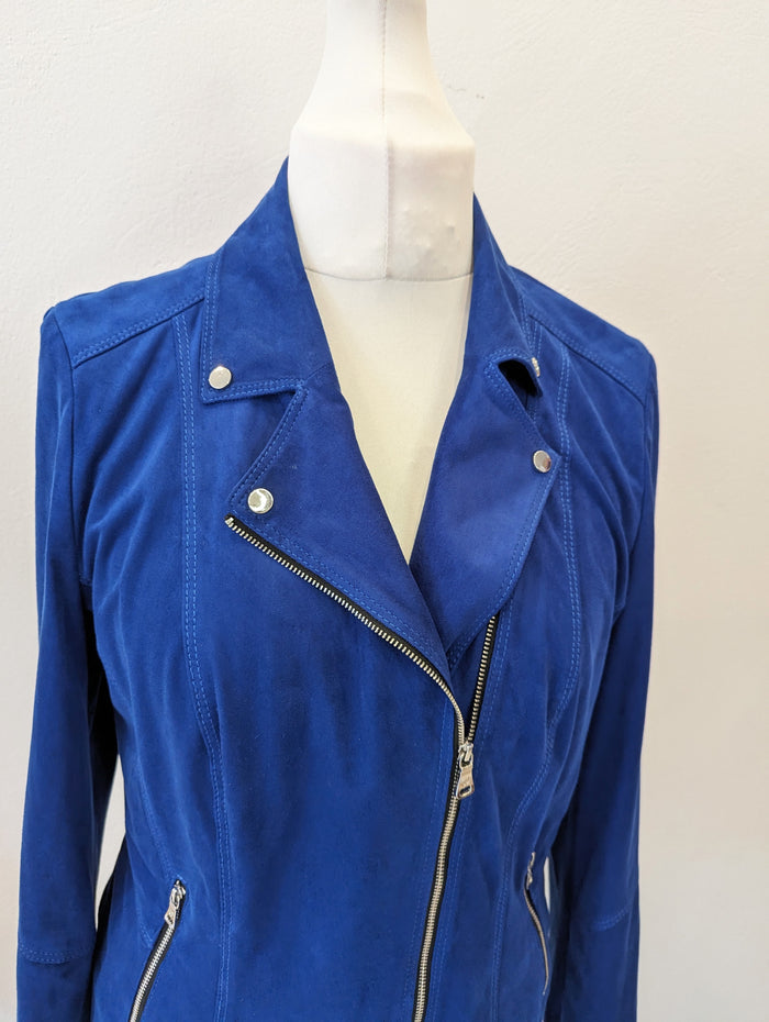 Gerry Weber Royal Blue Biker Jacket 14