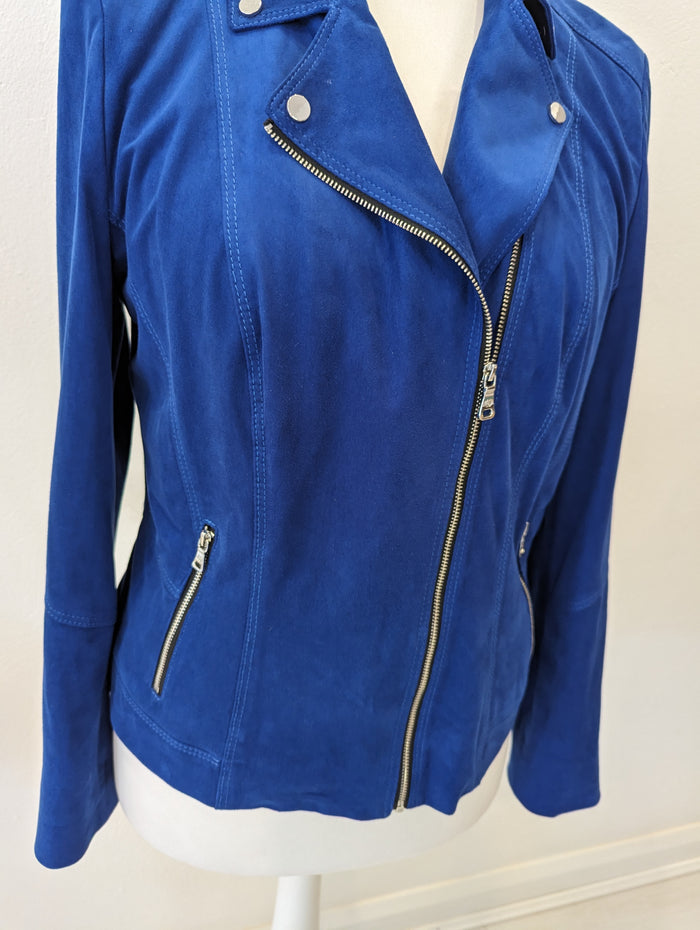 Gerry Weber Royal Blue Biker Jacket 14