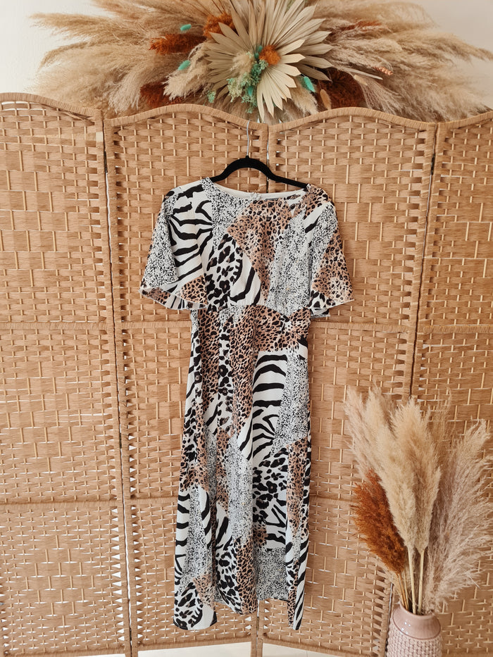 Girl in Mind animal print maxi 10