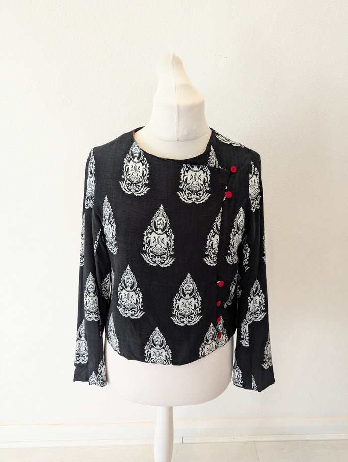 Global Desi Buddha Print Jacket L