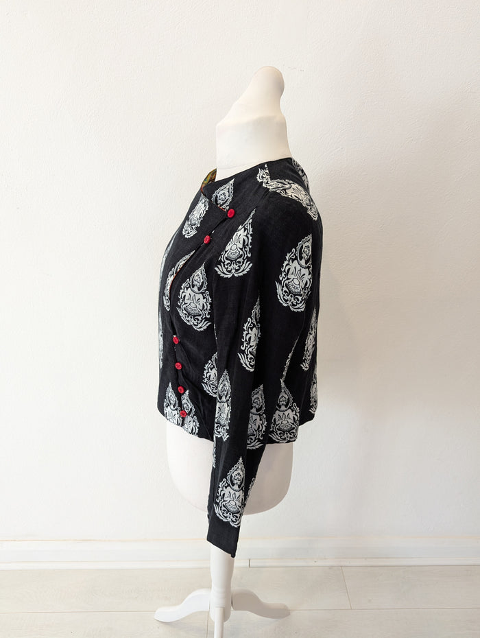 Global Desi Buddha Print Jacket L