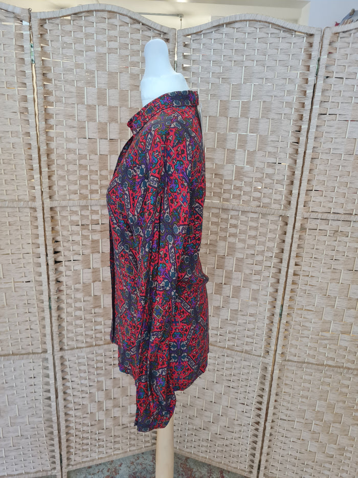 Gonzalo Comella – Red Print Blouse 8/10