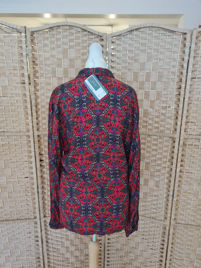 Gonzalo Comella – Red Print Blouse 8/10