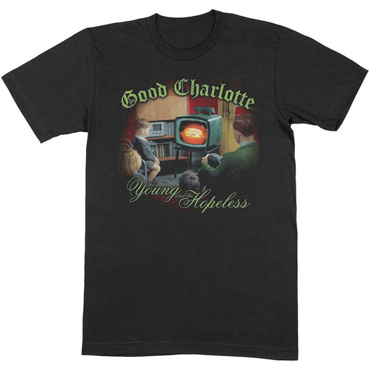 Good Charlotte Unisex T-Shirt- Young & Hopeless Rock Off