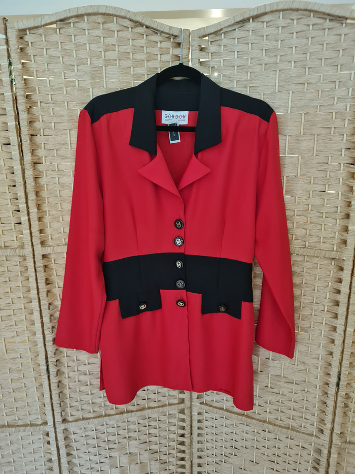 Gordon Red and Black Shirt 1980s