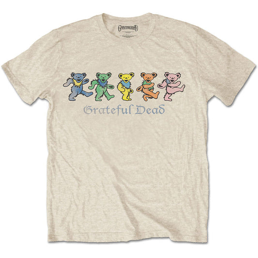 Grateful Dead Unisex T-shirt- Dancing Bears Rock Off