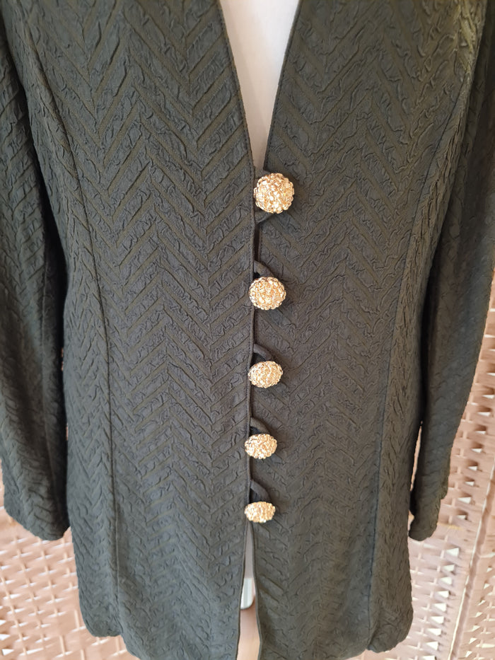 Green and Gold 1980s jacket