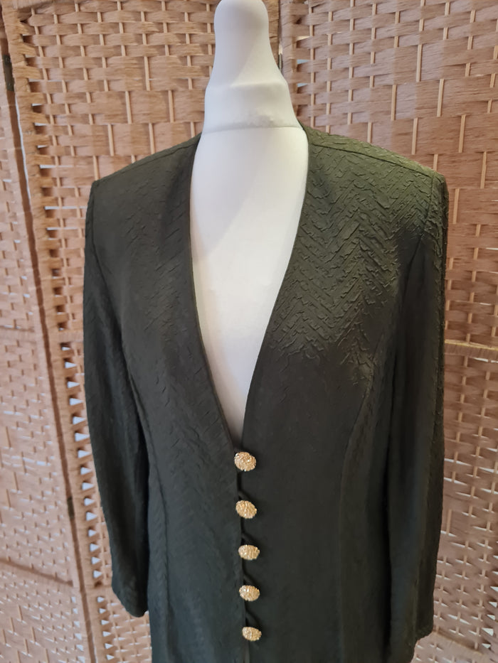 Green and Gold 1980s jacket