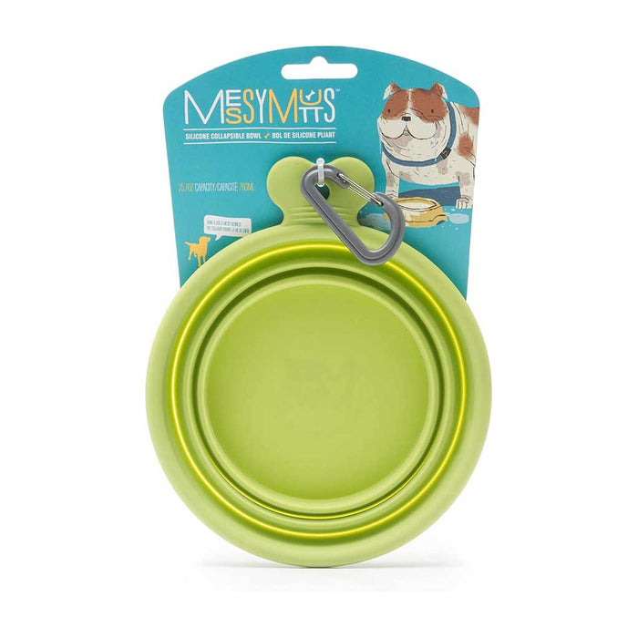 Green Silicone Collapsible Bowl