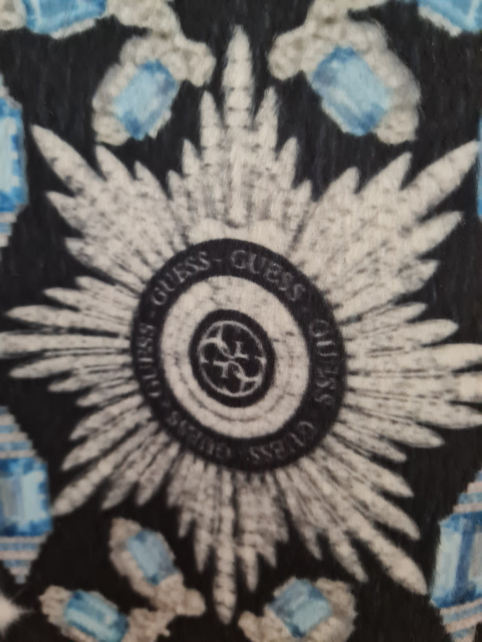 Guess Faux Fur Reversible Print Jacket L RRP £159