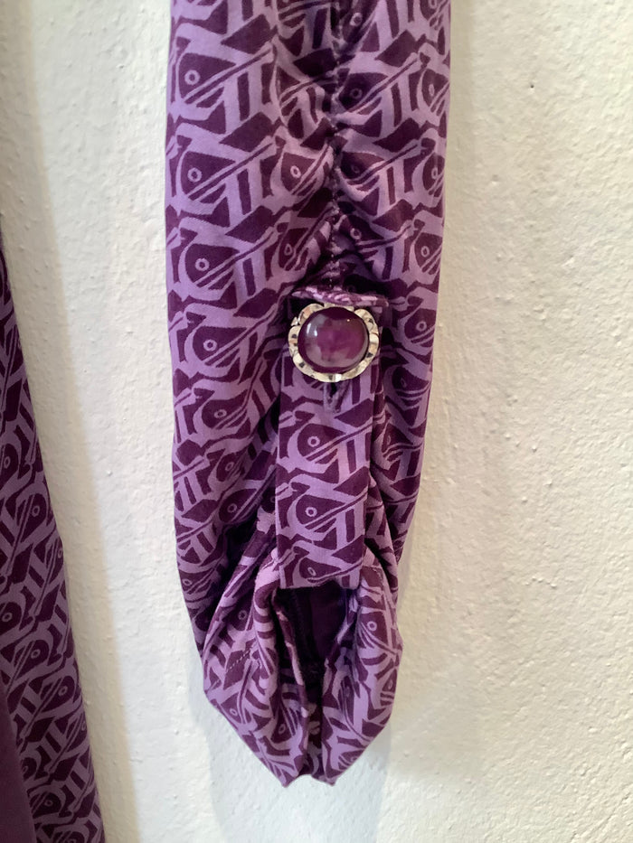 Guess Purple Wrap Dress