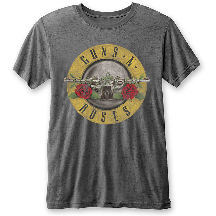 Guns N' Roses Burn Out T-shirt - Drum Logo Rock Off