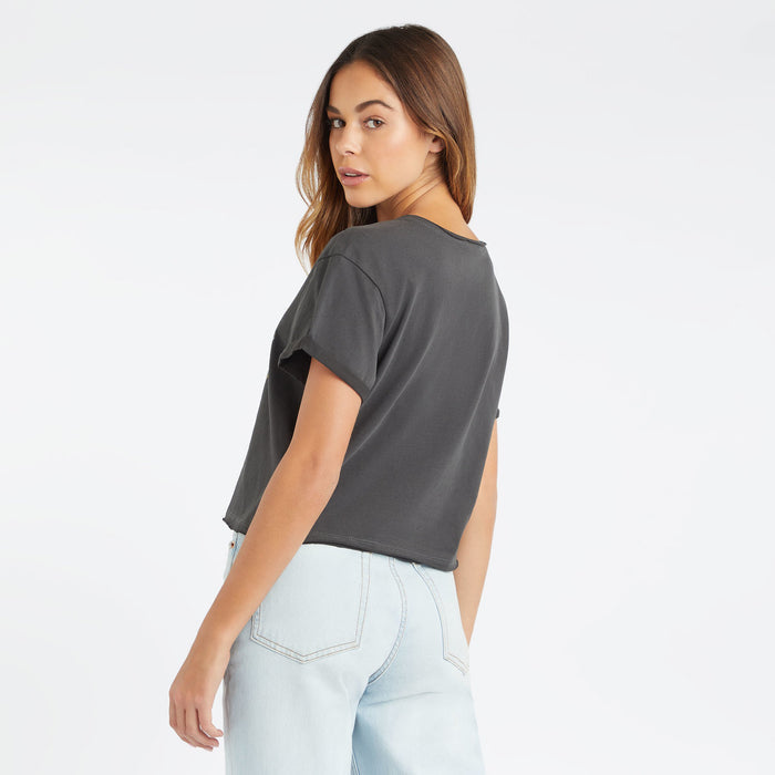 Guns N' Roses Crop Top T Shirt -  Drum Logo Amplified