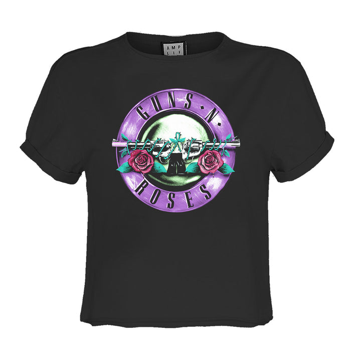 Guns N' Roses Crop Top T Shirt -  Tonel Bullet Amplified