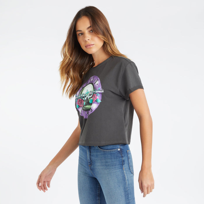 Guns N' Roses Crop Top T Shirt -  Tonel Bullet Amplified