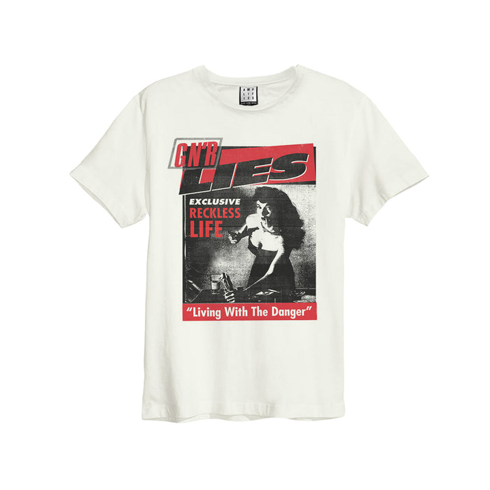Guns N' Roses GN R Lies Amplified White T-shirt