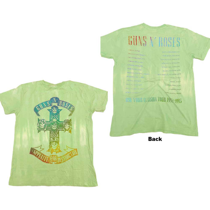 Guns N' Roses T-Shirt - Use Your Illusion Tour T Shirt Rock Off