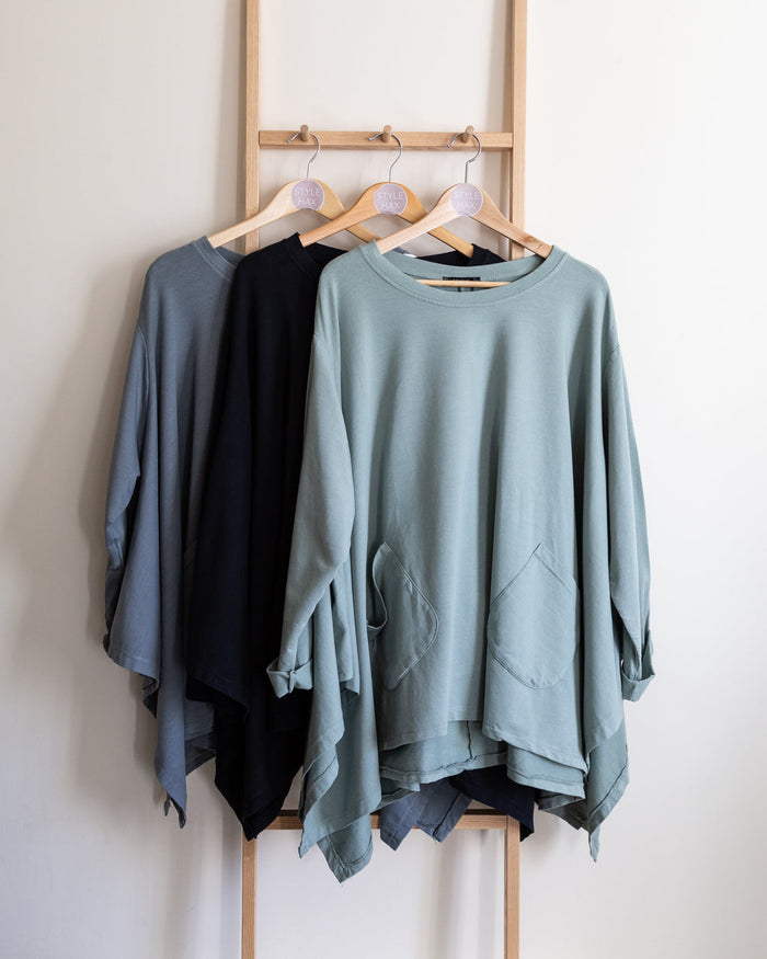 Hax Lux Green oversize sweatshirt