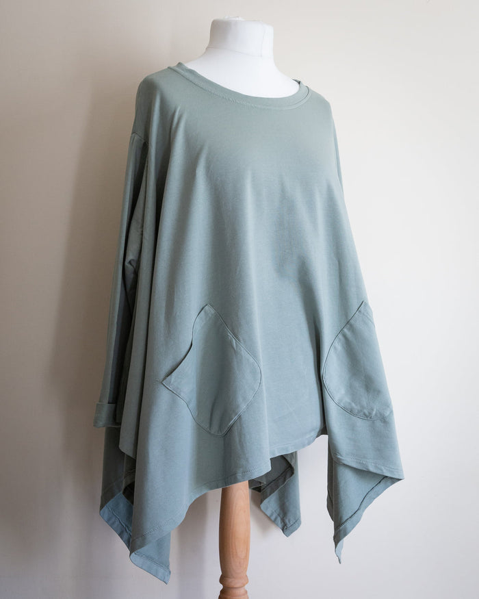Hax Lux Green oversize sweatshirt