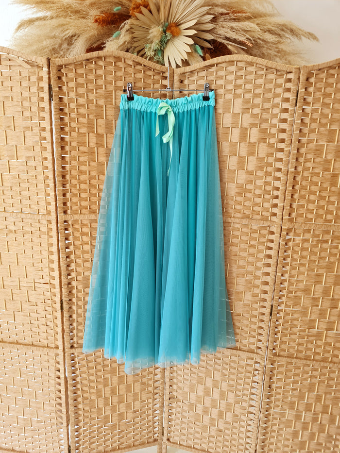 Hax Lux tulle skirt in jade