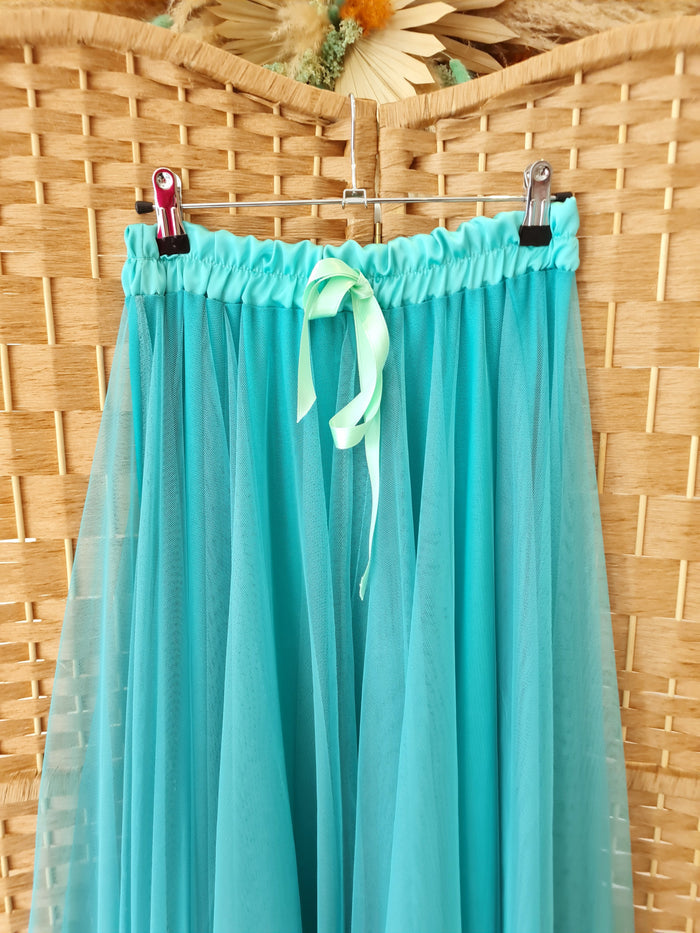 Hax Lux tulle skirt in jade