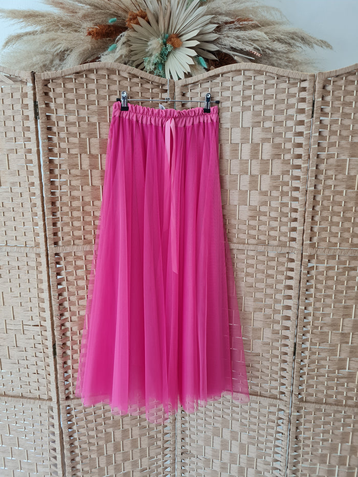 Hax Lux tulle skirt in pink