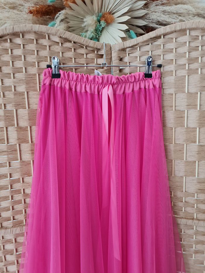 Hax Lux tulle skirt in pink