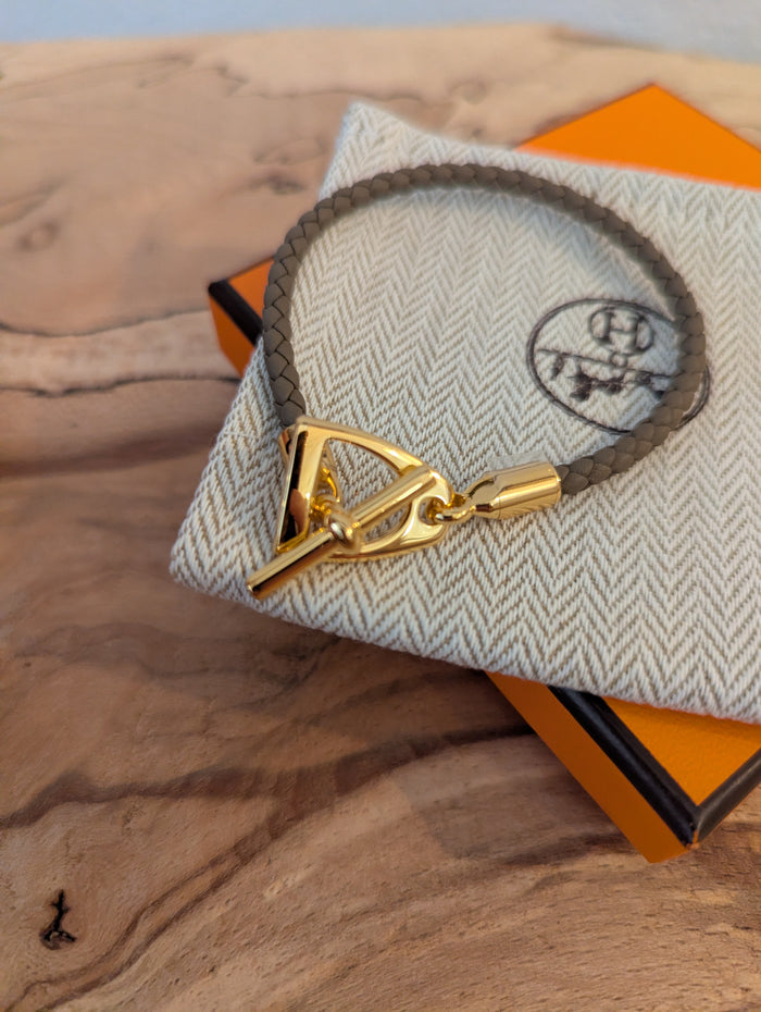 Hermes Etrier Plaited Bracelet RRP £310