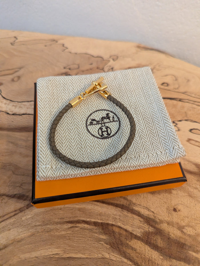 Hermes Etrier Plaited Bracelet RRP £310