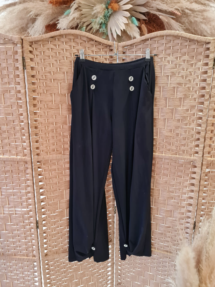 Heteroclite Black puff Trousers S