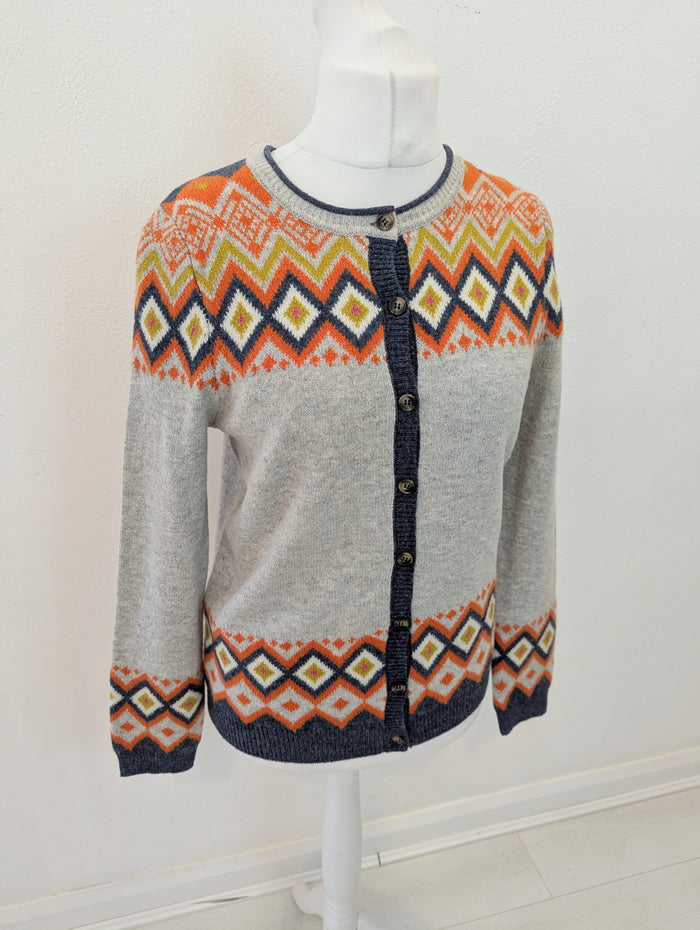 Heyton Grey Lambswool Blend Cardigan 14