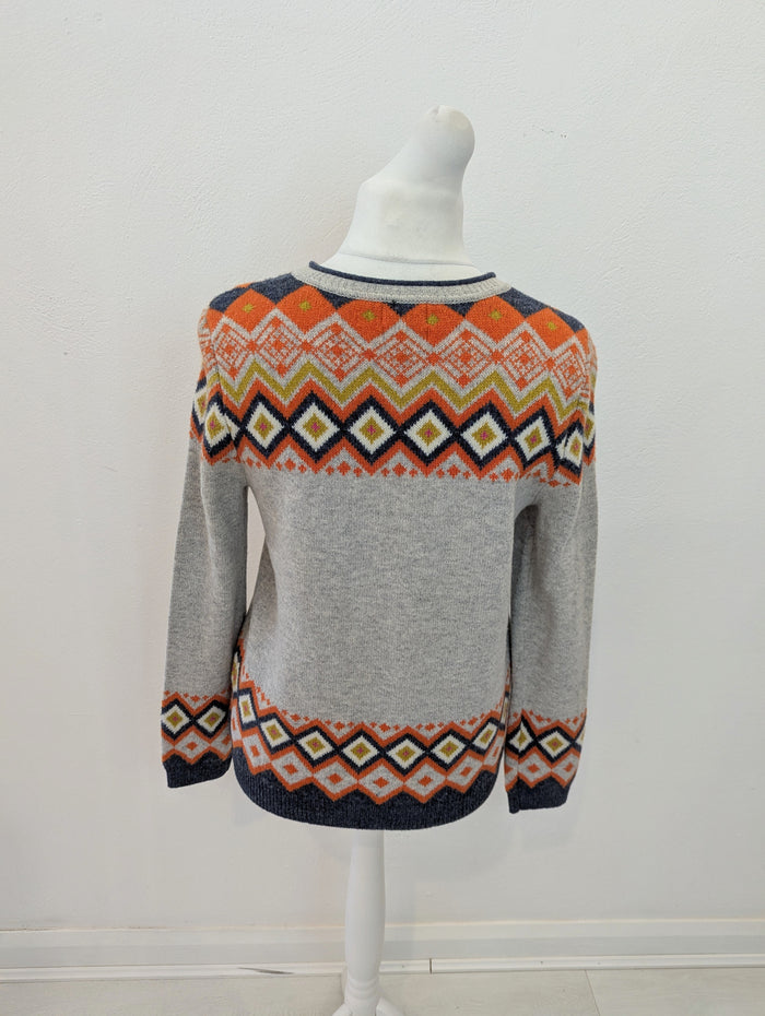 Heyton Grey Lambswool Blend Cardigan 14