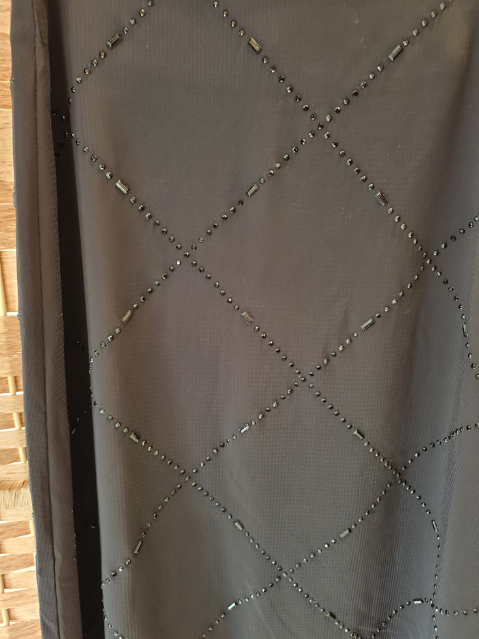 H&M black Jewel skirt 8