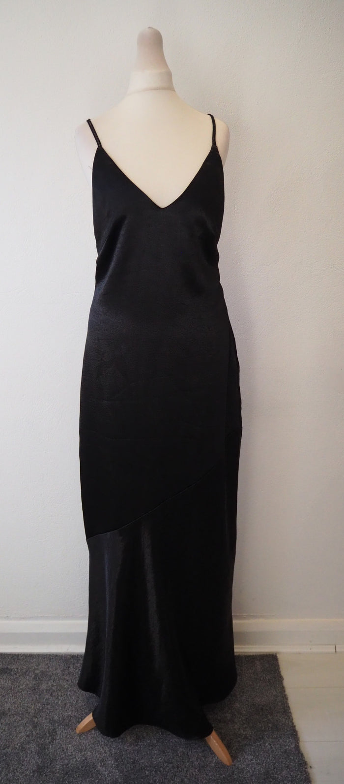 H&M Black silk maxi 12